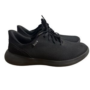 Kizik Madrid Eco Knit Sneakers Mens 9 Wide Women’s 10.5 Black Hands Free READ